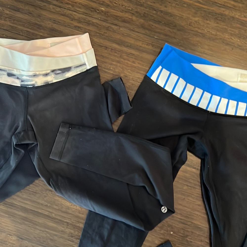 2 pairs of Lululemon Wunder Under size 4.